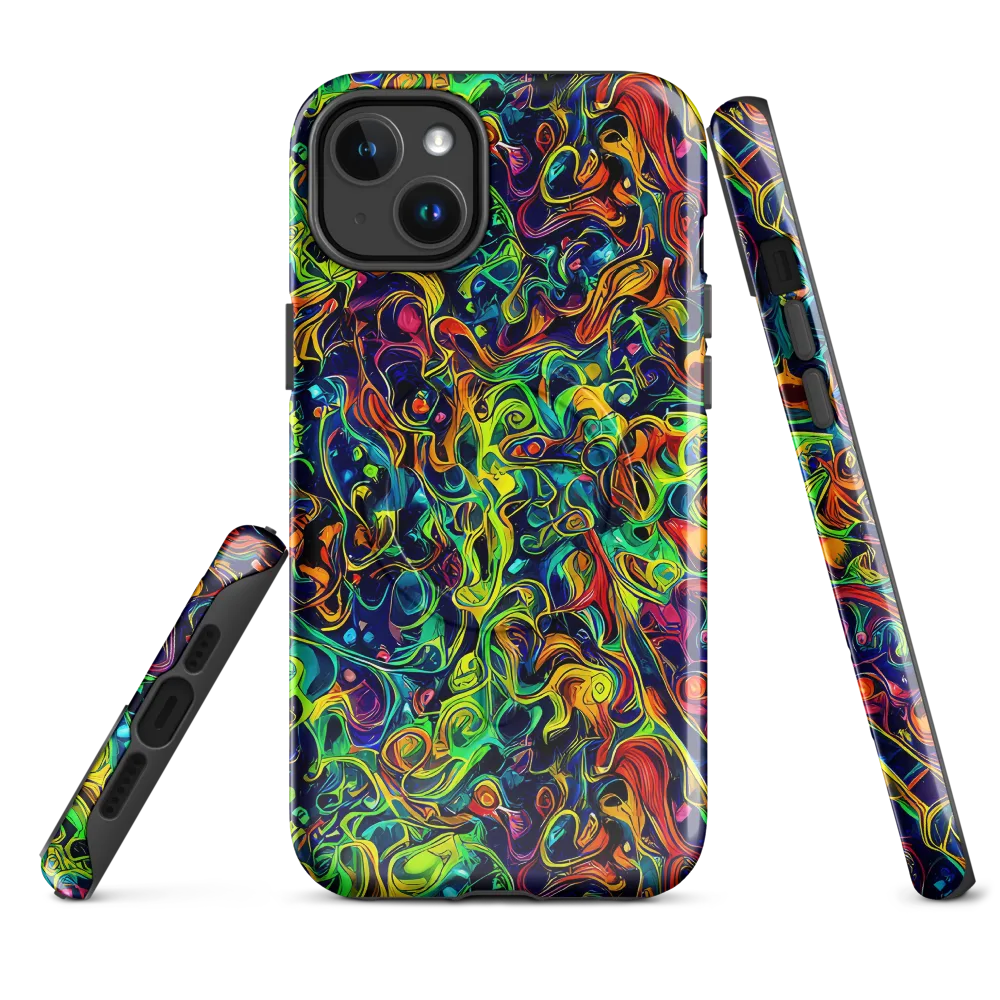 Liquid Kaleidoscope on MagSafe Tough Case for iPhone® — Front