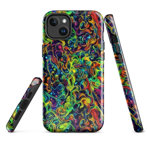 Liquid Kaleidoscope on a MagSafe Tough Case for iPhone®