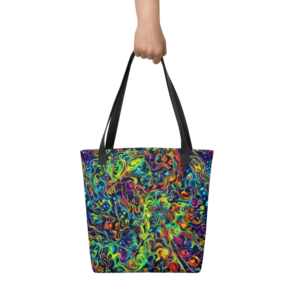 Liquid Kaleidoscope on Tote Bag — Front