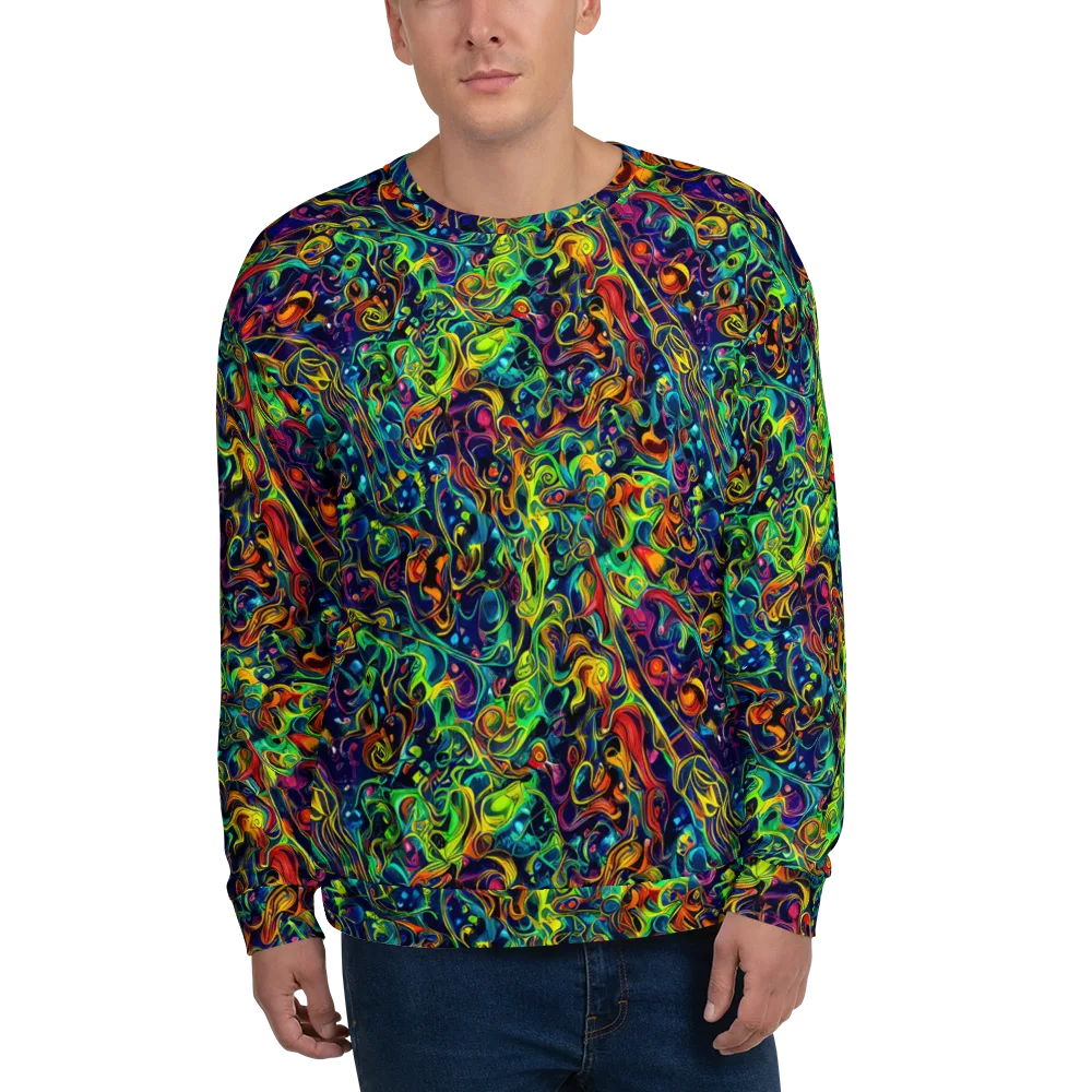 Liquid Kaleidoscope on Sweatshirt — Front