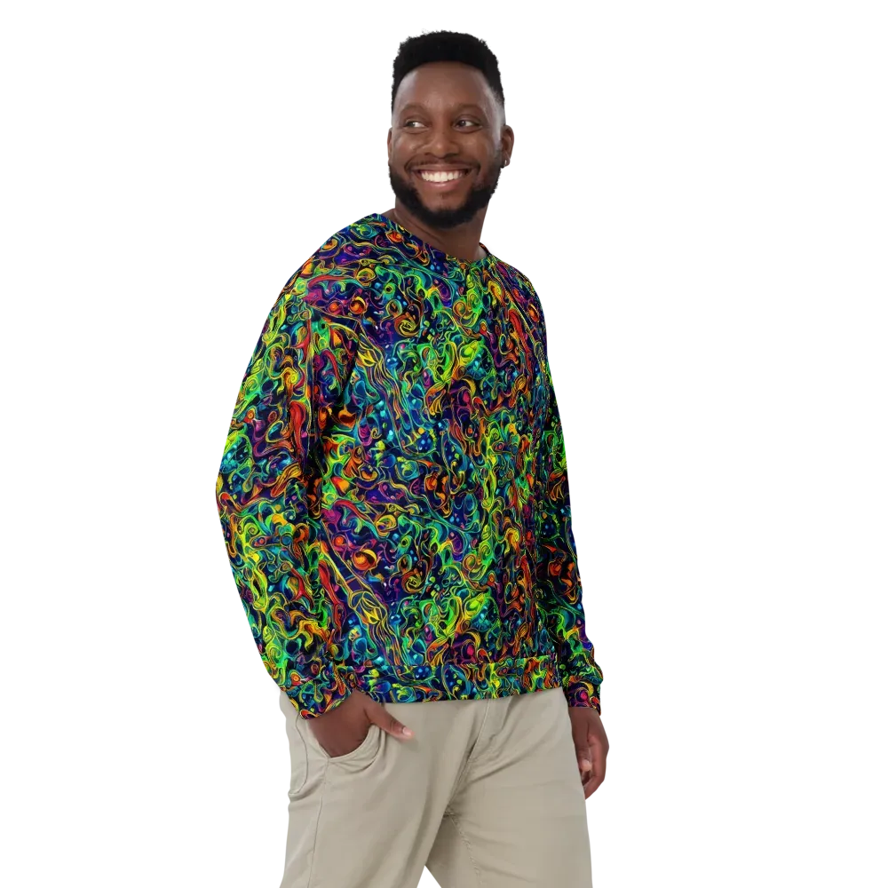 Liquid Kaleidoscope on Sweatshirt — Front