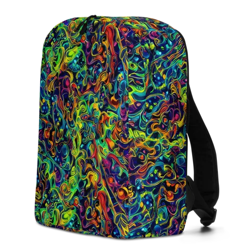 Liquid Kaleidoscope on a Minimalist Backpack
