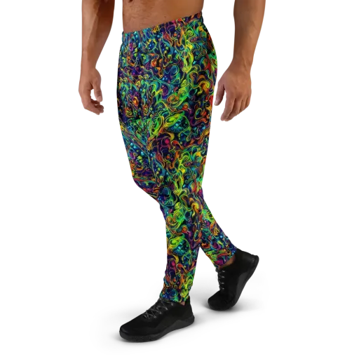 Liquid Kaleidoscope on a Men's Joggers