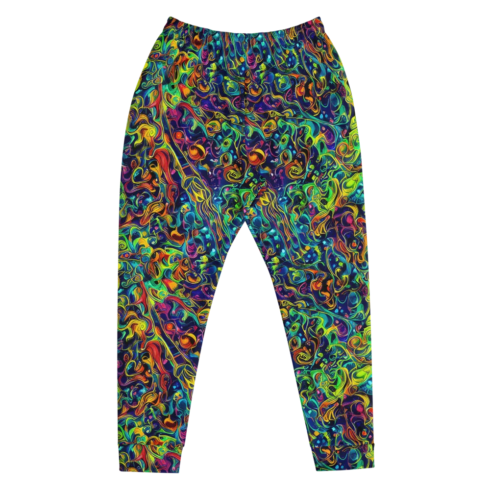 Liquid Kaleidoscope on Men's Joggers — Front