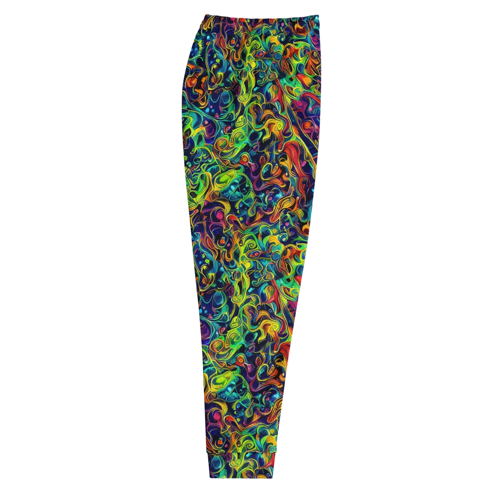 Liquid Kaleidoscope on Men's Joggers — Right