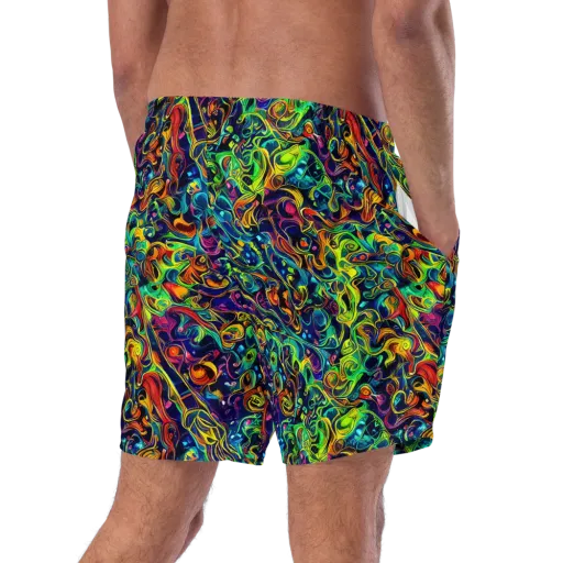 Liquid Kaleidoscope on a Swim Trunks