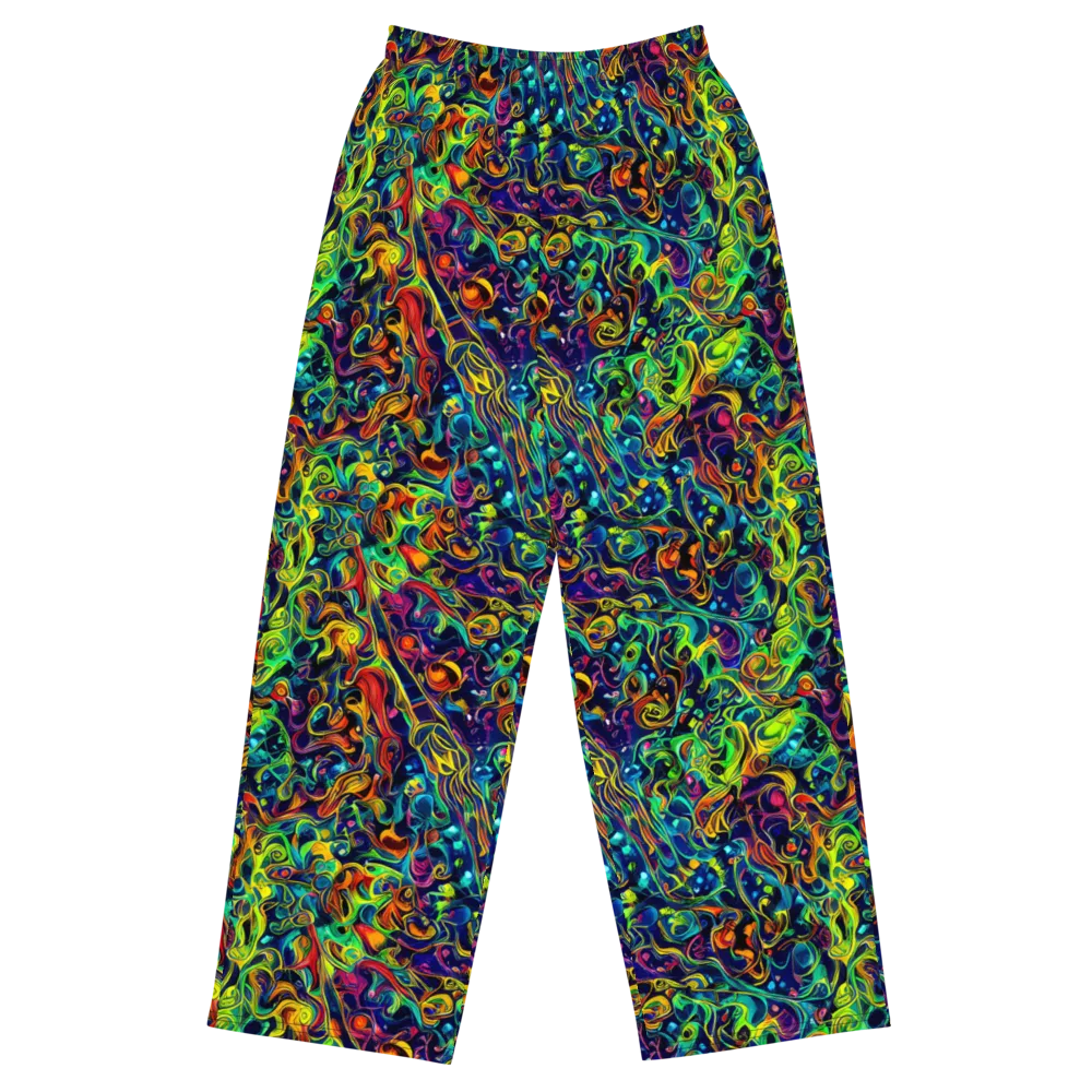 Liquid Kaleidoscope on Wide-Leg Pants — Front
