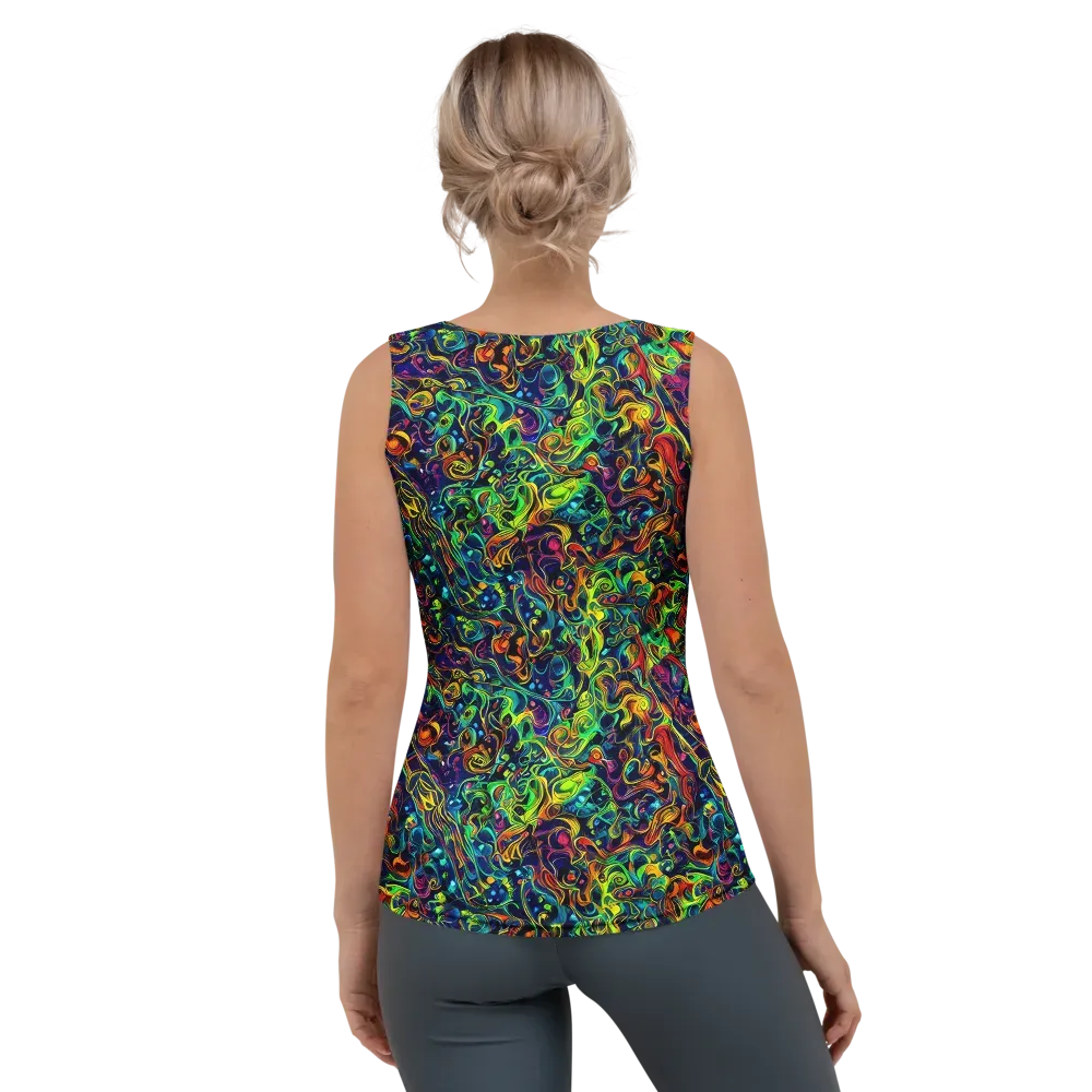 Liquid Kaleidoscope on Women's Tank Top — Back