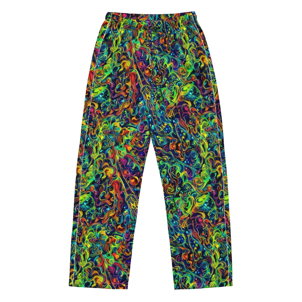 Liquid Kaleidoscope on Women's Pajama Pants — Front