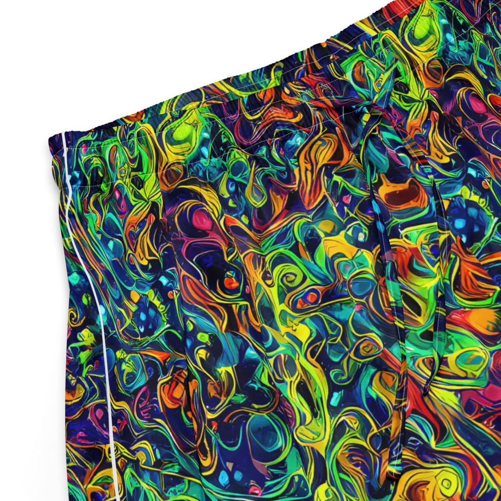 Liquid Kaleidoscope on Women's Pajama Shorts — Product details