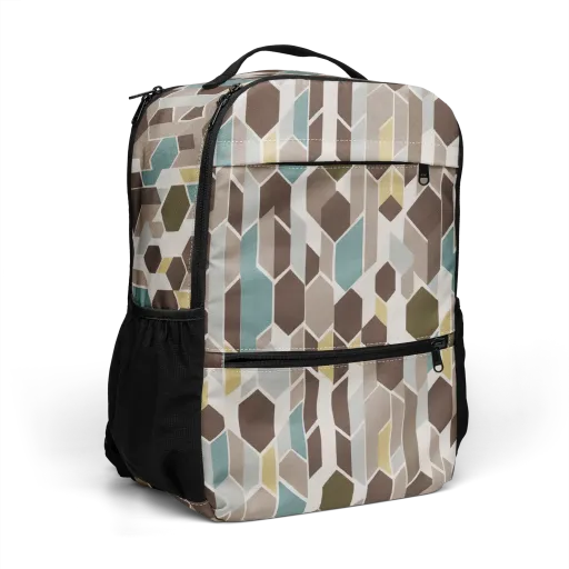 Cocoa Geometry on a Utility Backpack