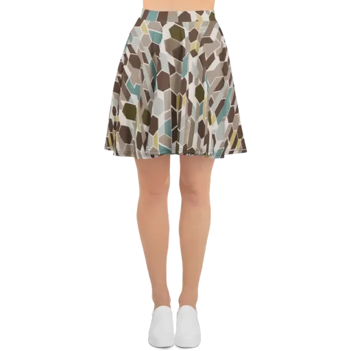 Cocoa Geometry on a Skater Skirt