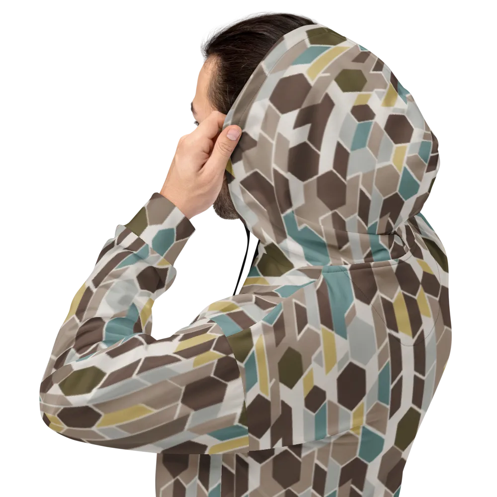 Cocoa Geometry on Hoodie — Back