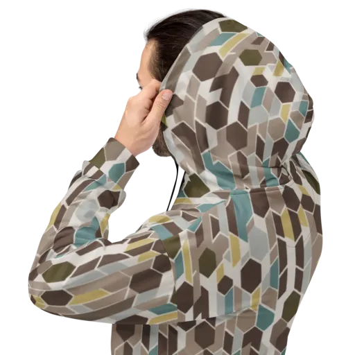 Cocoa Geometry on a Hoodie