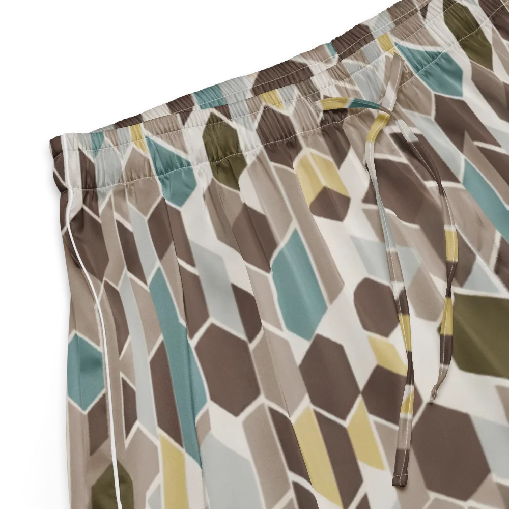 Cocoa Geometry on Women's Pajama Shorts — Product details