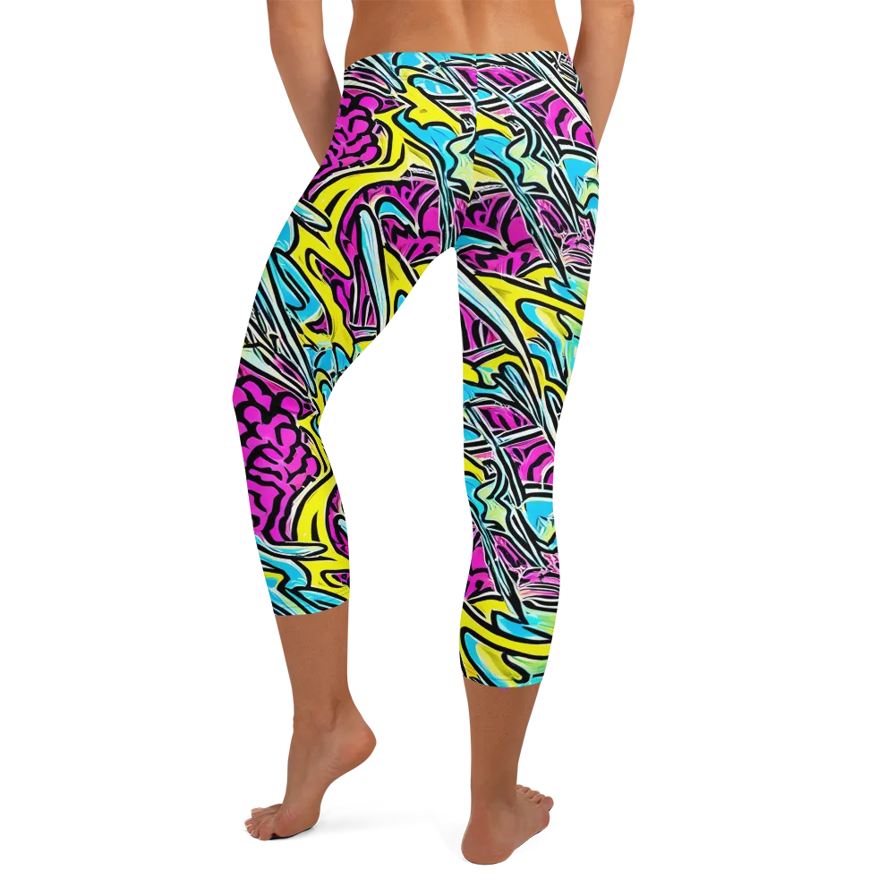 Future Safari on Capri Leggings — Back