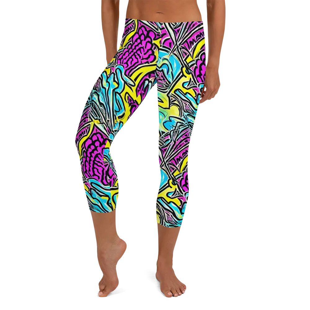 Future Safari on Capri Leggings — Front