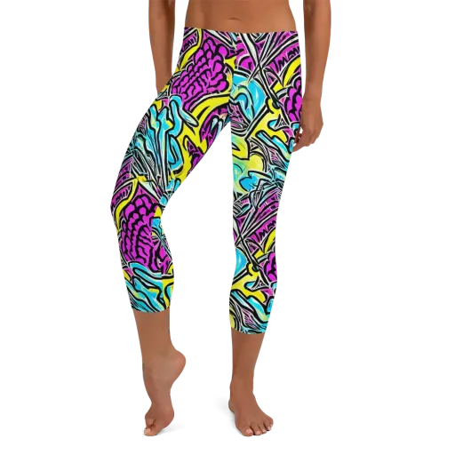 Future Safari on a Capri Leggings