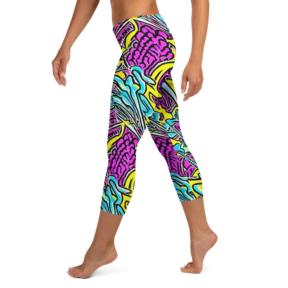 Future Safari on Capri Leggings — Left