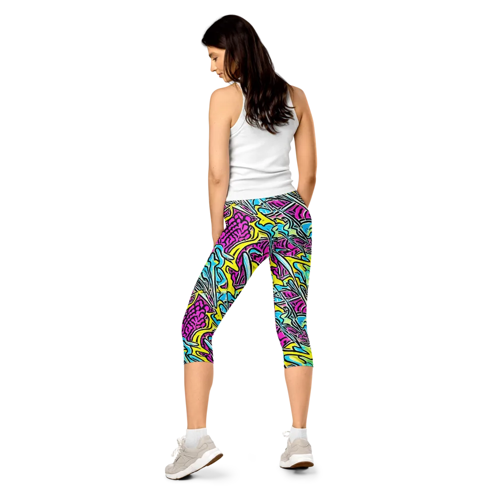 Future Safari on Capri Leggings — Back