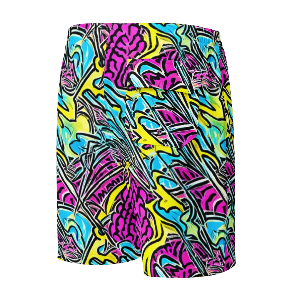 Future Safari on Men's Board Shorts — Back