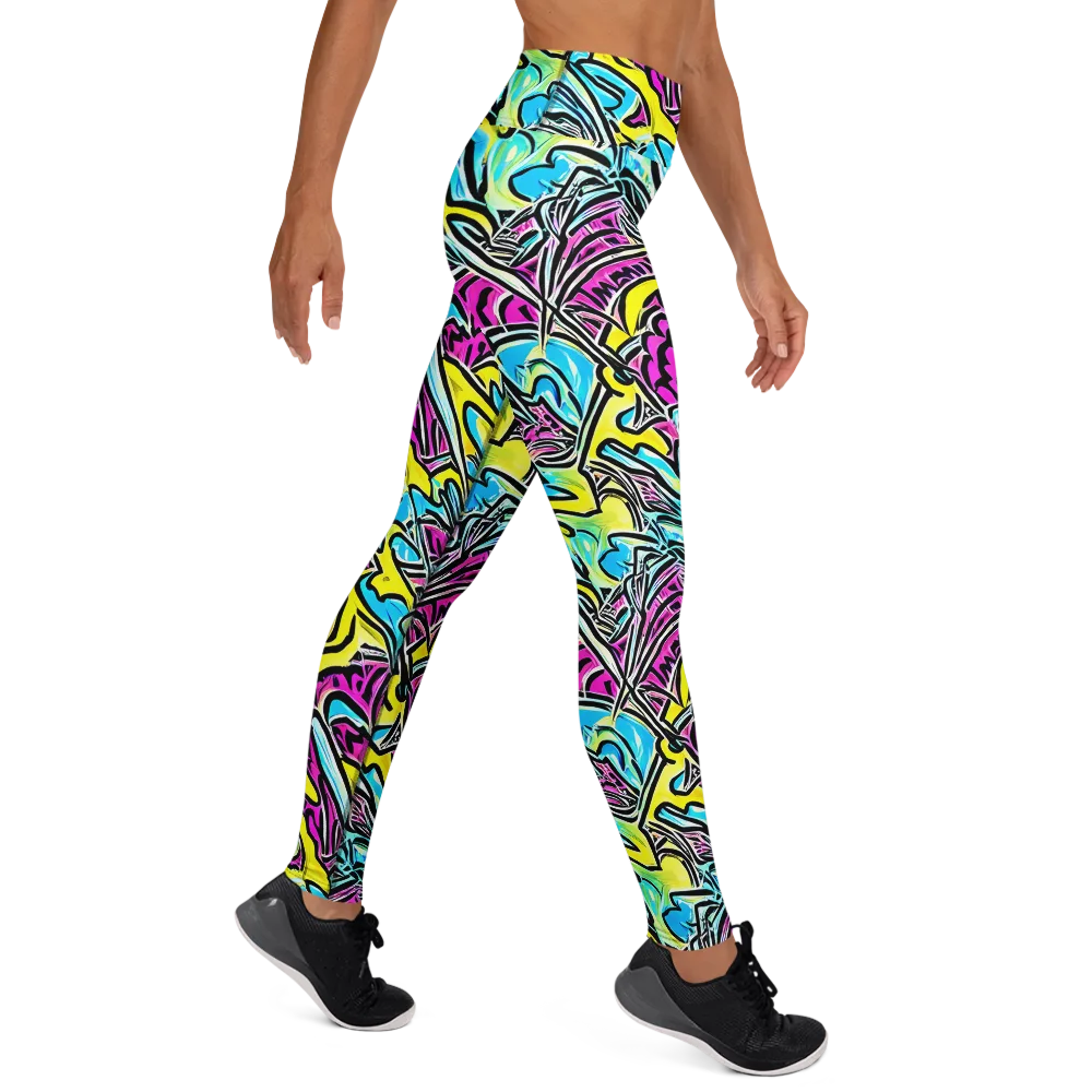 Future Safari on Yoga Leggings — Right