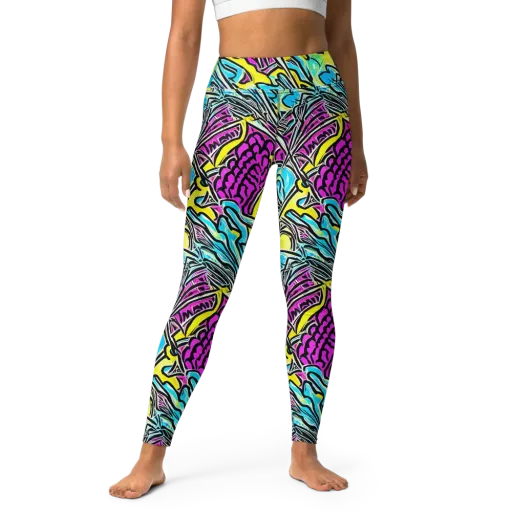 Future Safari on a Yoga Leggings