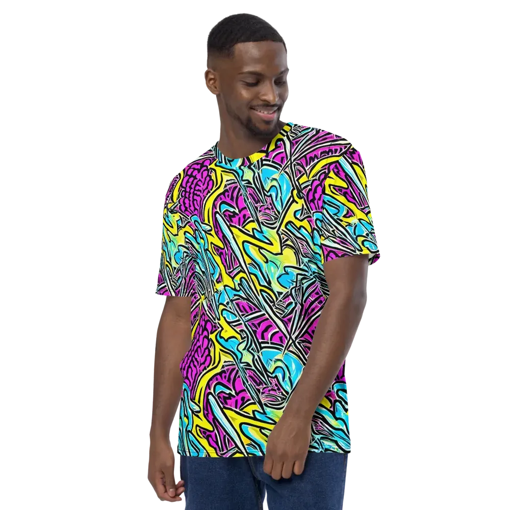 Future Safari on Men's Crew Neck T-Shirt — Left