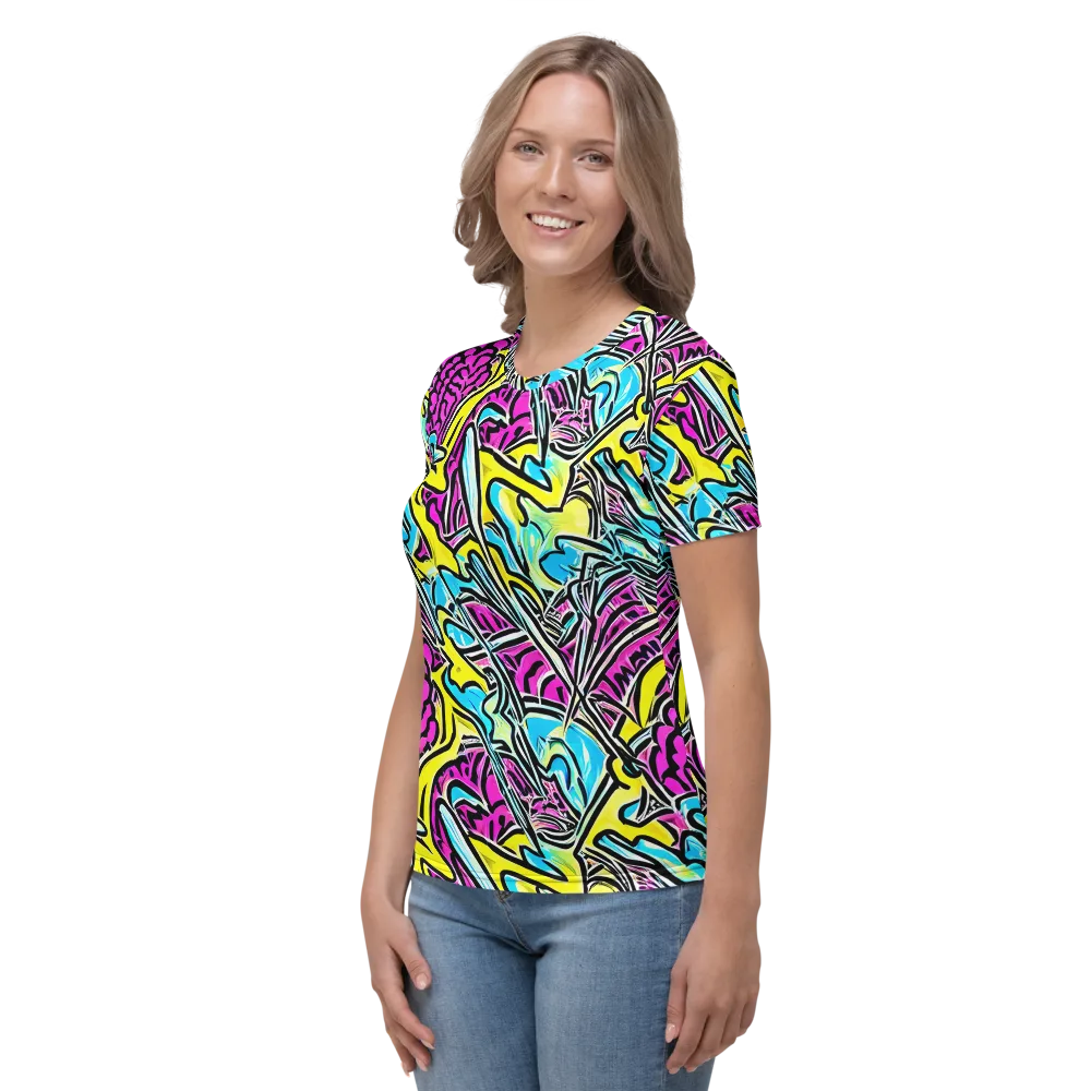 Future Safari on Women's Crew Neck T-Shirt — Left
