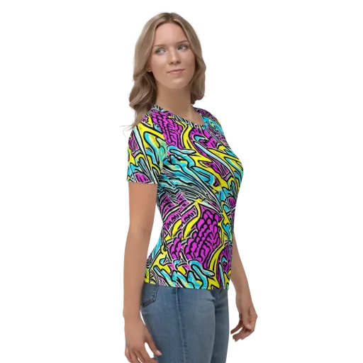 Future Safari on a Women's Crew Neck T-Shirt
