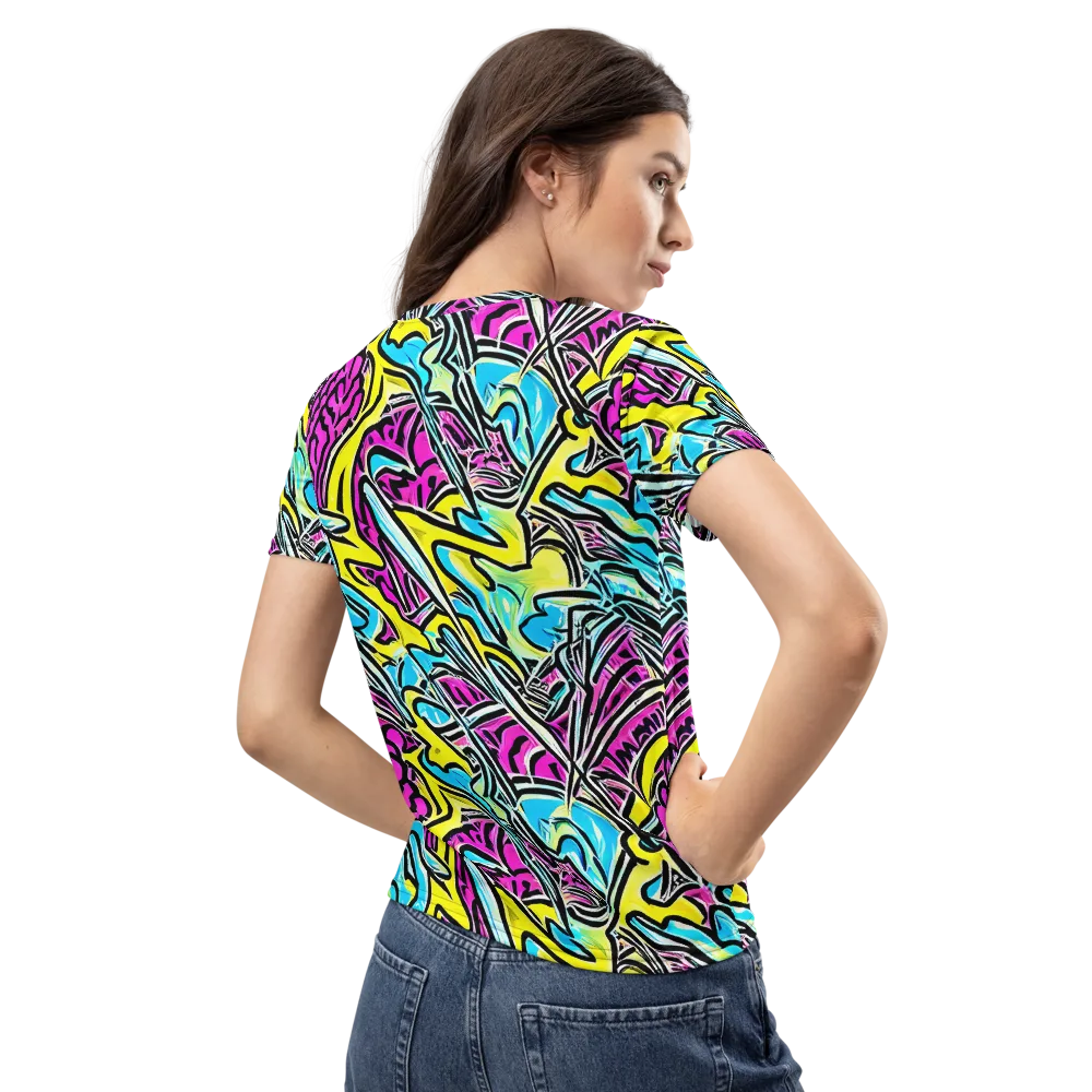 Future Safari on Women's Crew Neck T-Shirt — Back