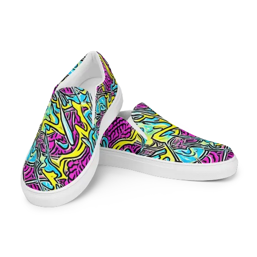 Future Safari on a Men's Slip-On Canvas Shoes