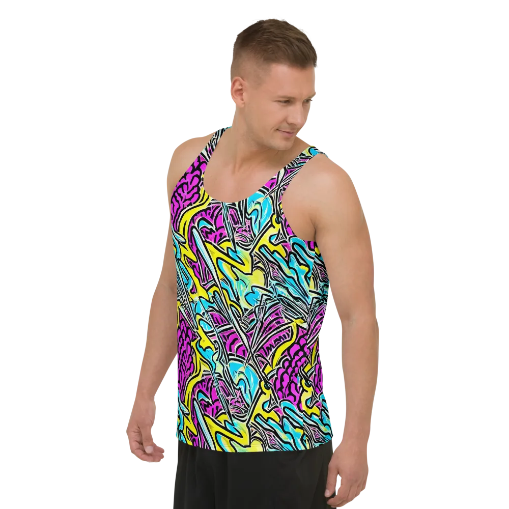 Future Safari on Men's Tank Top — Left Front