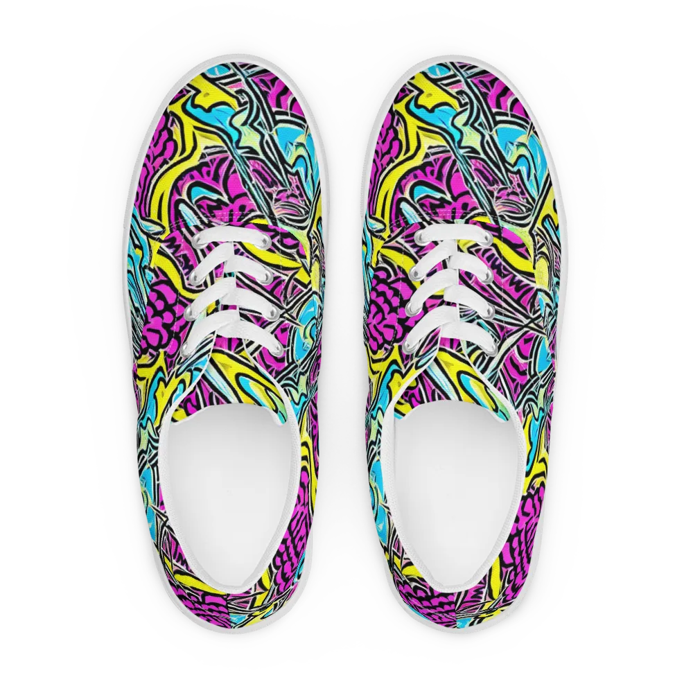 Future Safari on Men's Lace-Up Canvas Shoes — Front