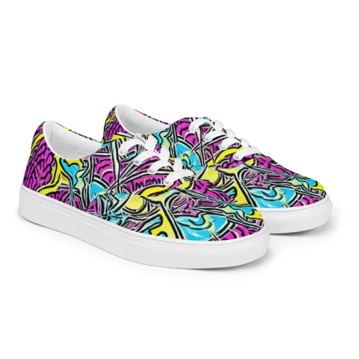 Future Safari on a Men's Lace-Up Canvas Shoes