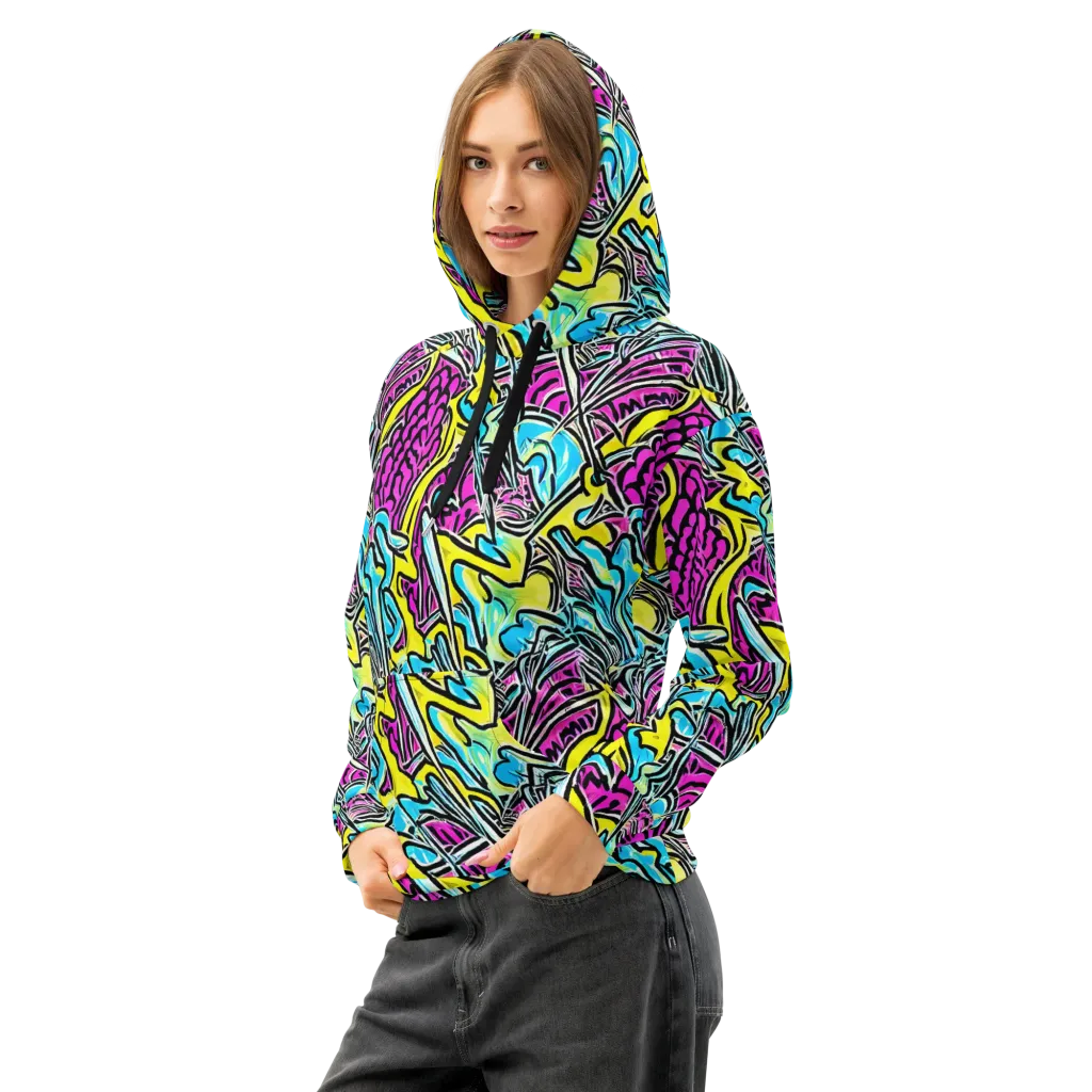 Future Safari on Cotton Hoodie — Left Front