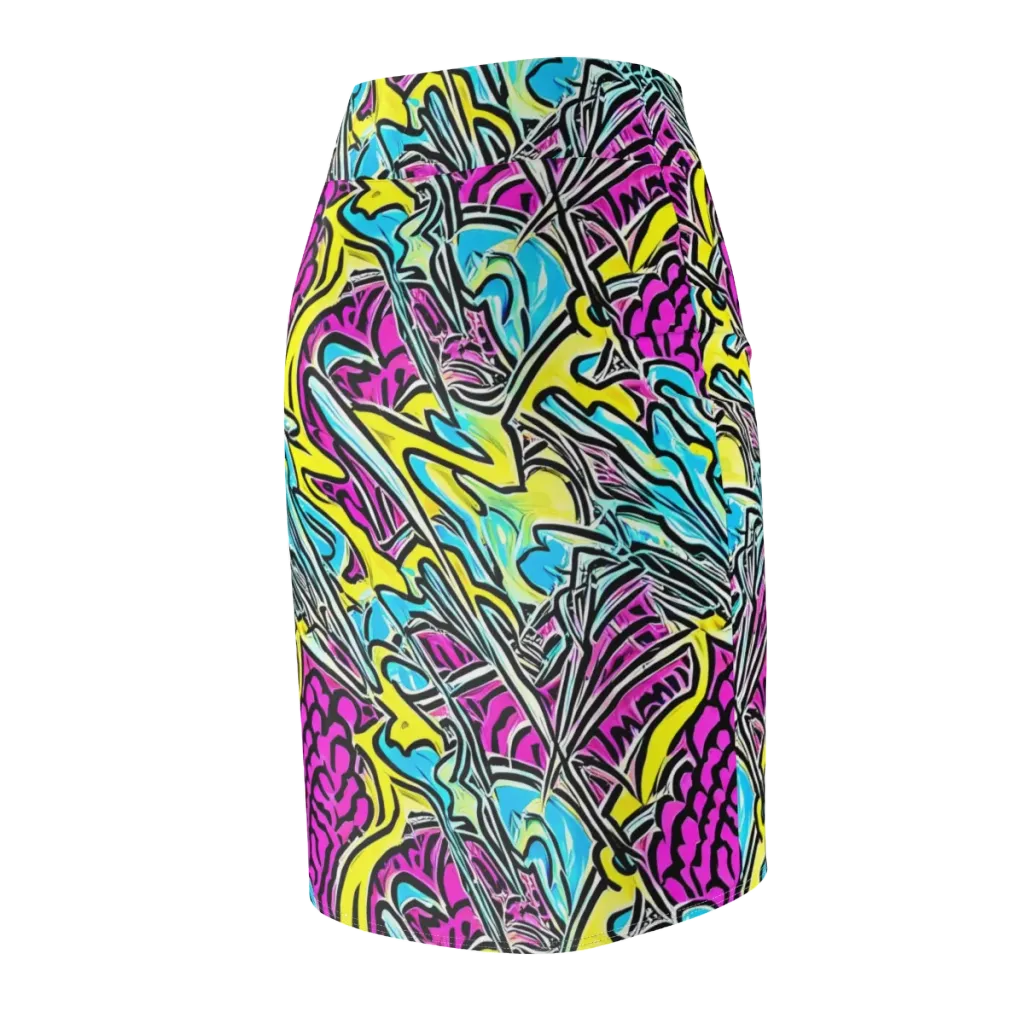 Future Safari on Pencil Skirt — Back Side