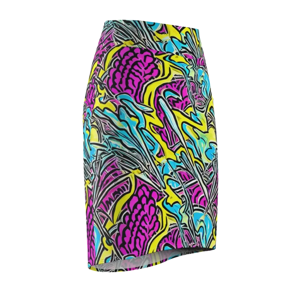 Future Safari on Pencil Skirt — Front Side