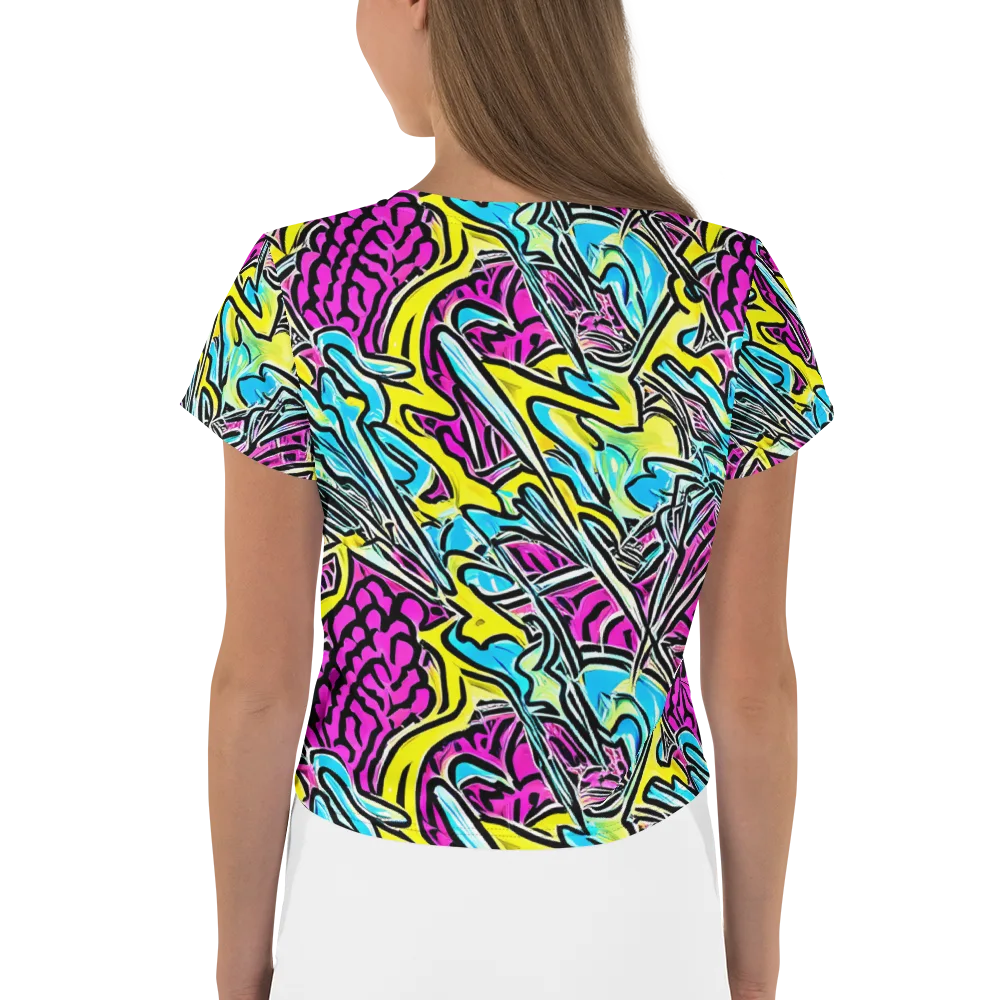 Future Safari on Crop Tee — Back
