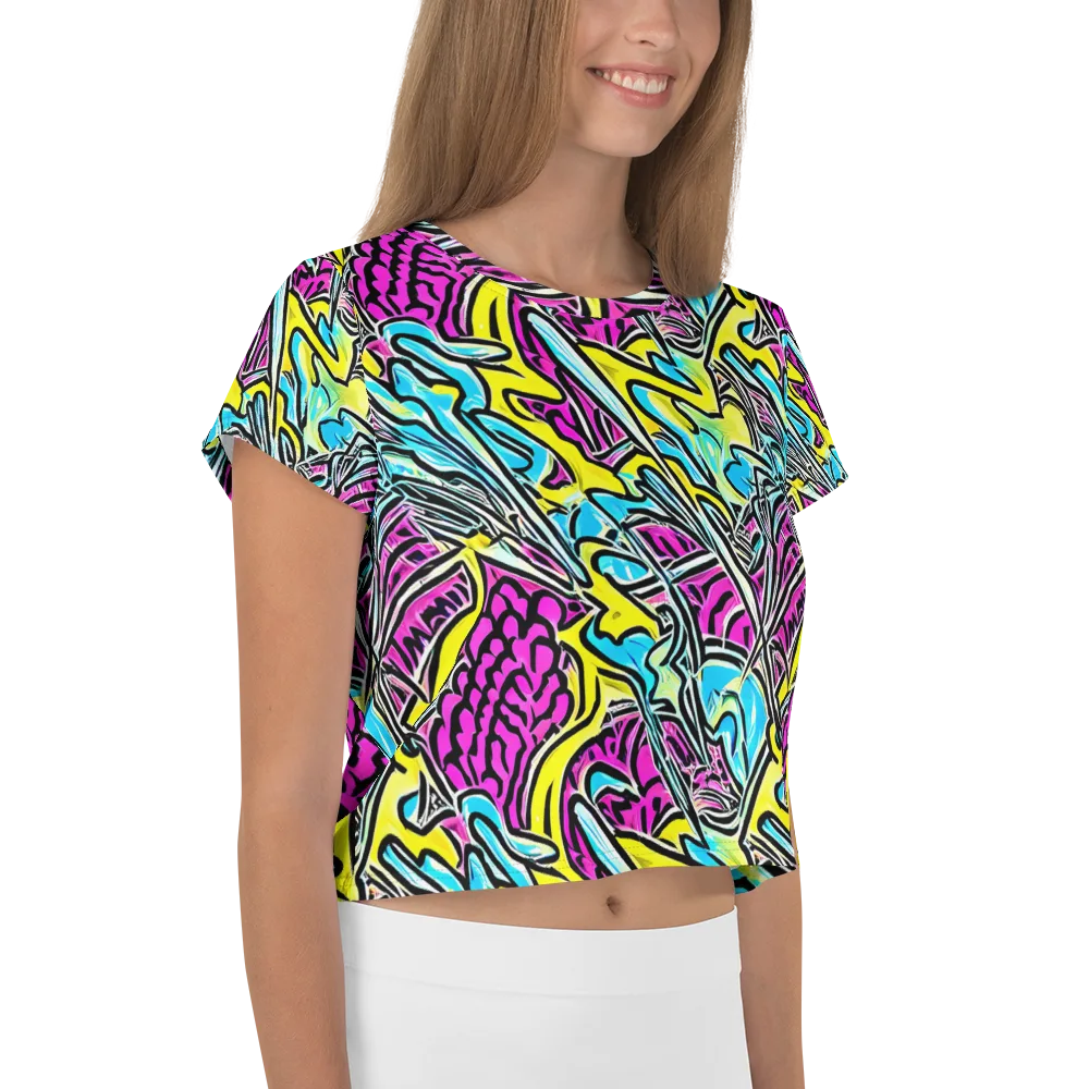 Future Safari on Crop Tee — Right