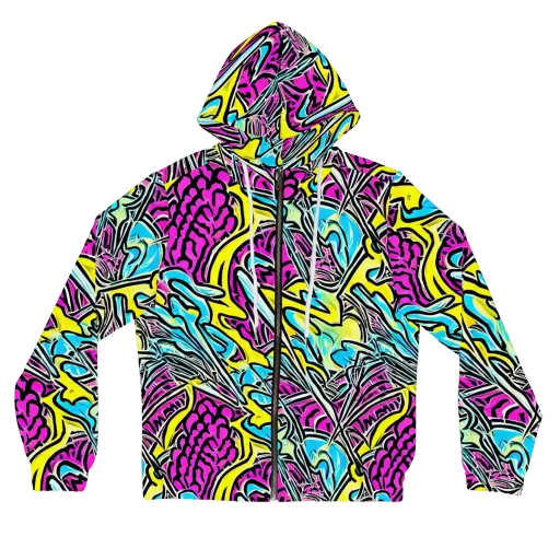 Future Safari on a Women's Full-Zip Hoodie