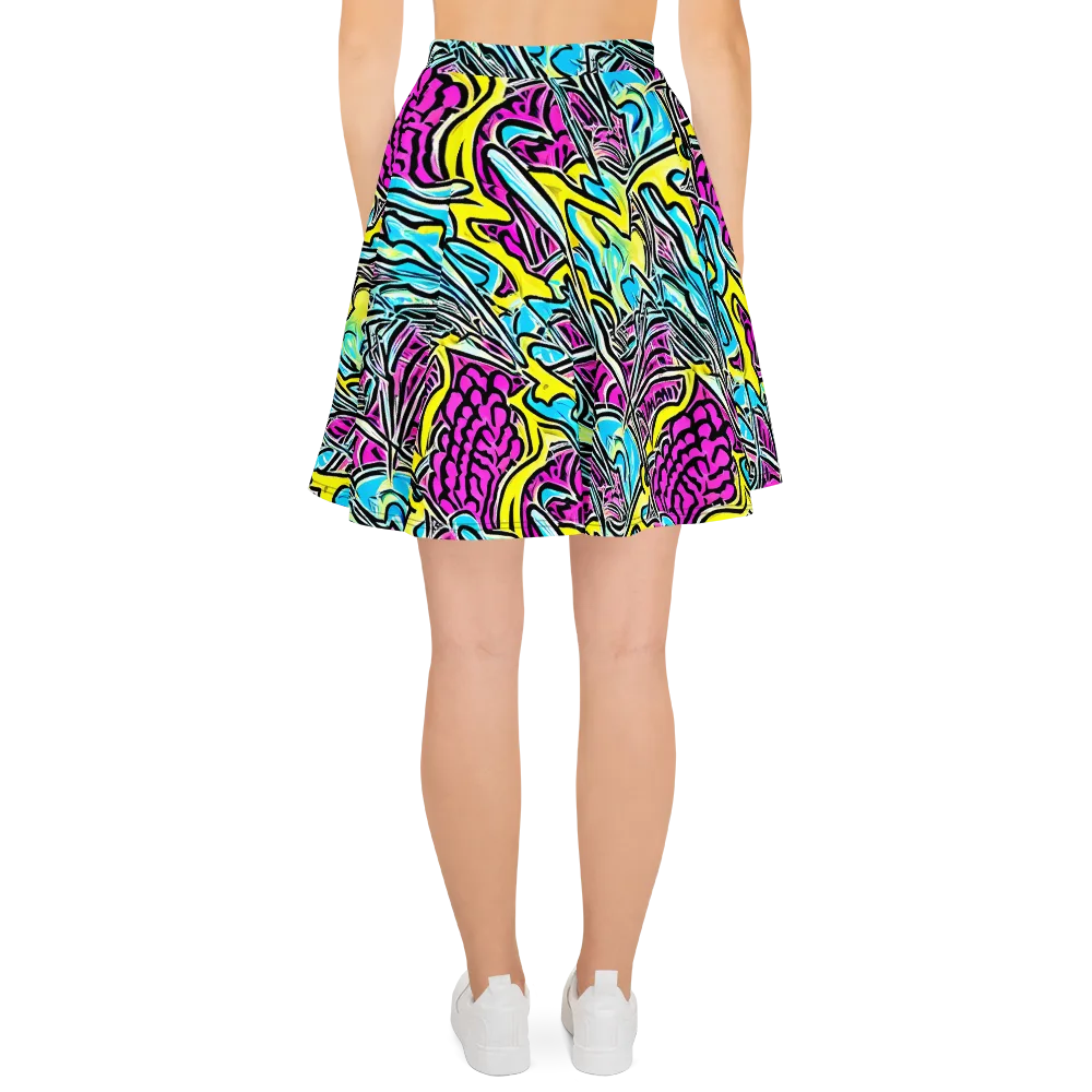 Future Safari on Skater Skirt — Back