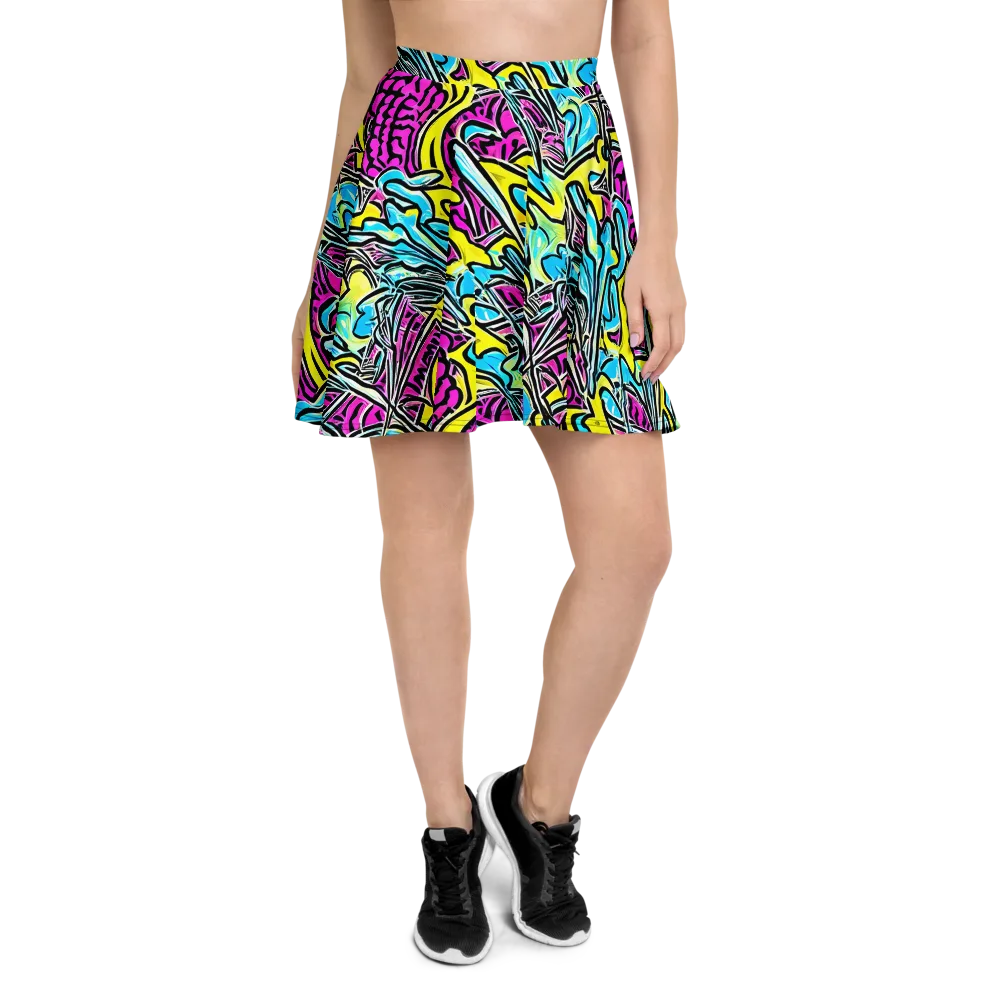 Future Safari on Skater Skirt — Front