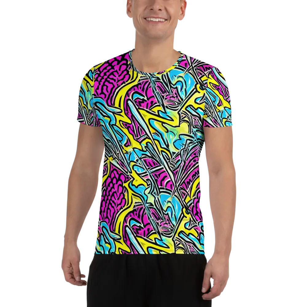 Future Safari on Men's Athletic T-Shirt — Front