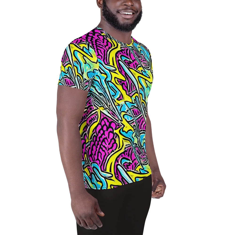 Future Safari on Men's Athletic T-Shirt — Right