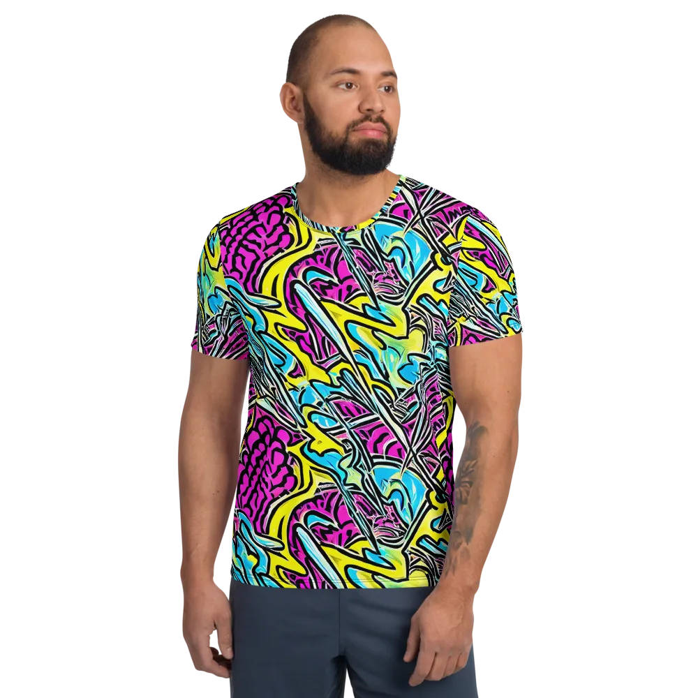 Future Safari on Men's Athletic T-Shirt — Front