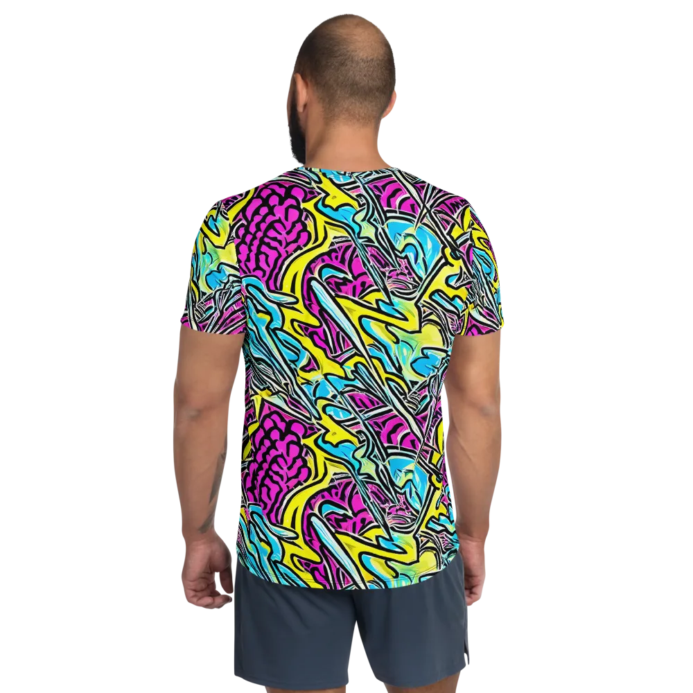 Future Safari on Men's Athletic T-Shirt — Back