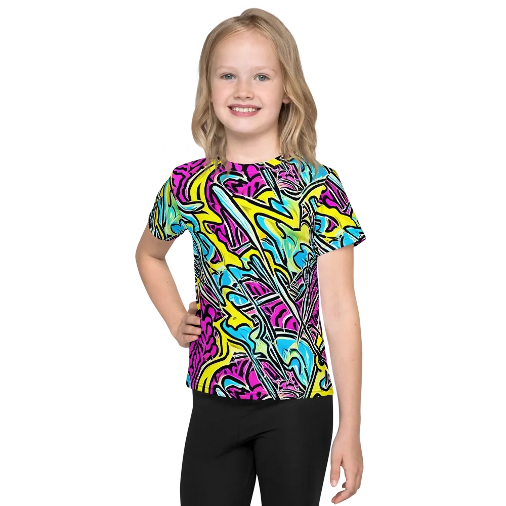 Future Safari on Kids Crew Neck T-Shirt — Front