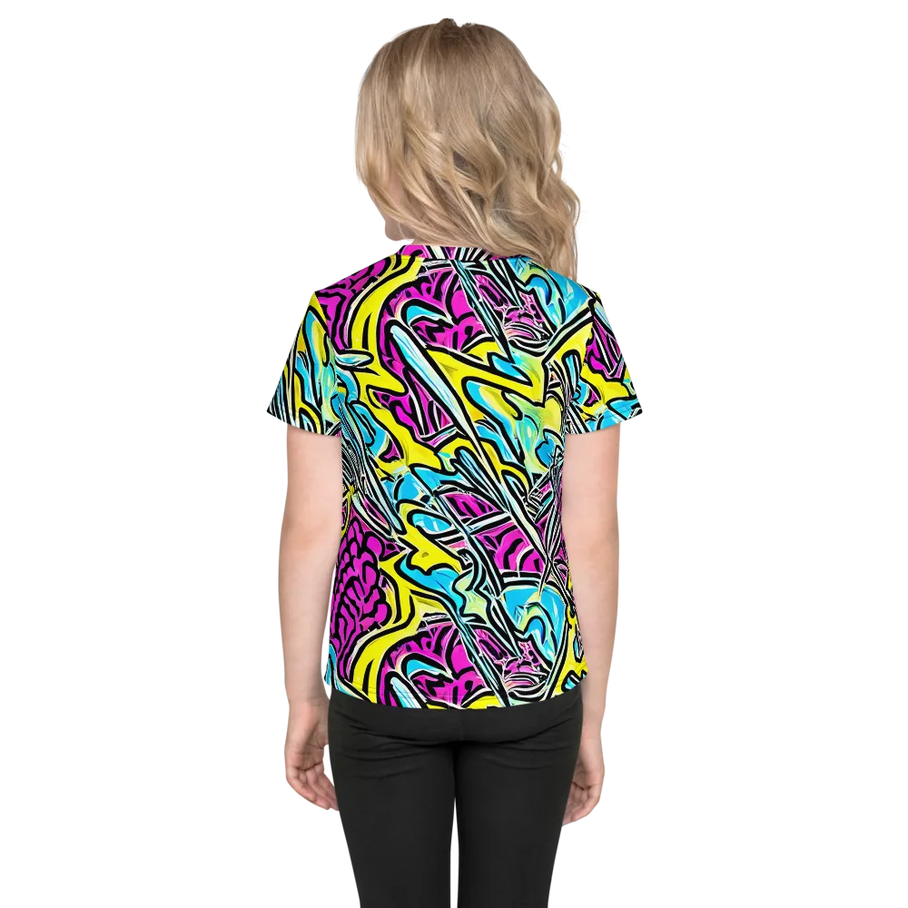 Future Safari on Kids Crew Neck T-Shirt — Back