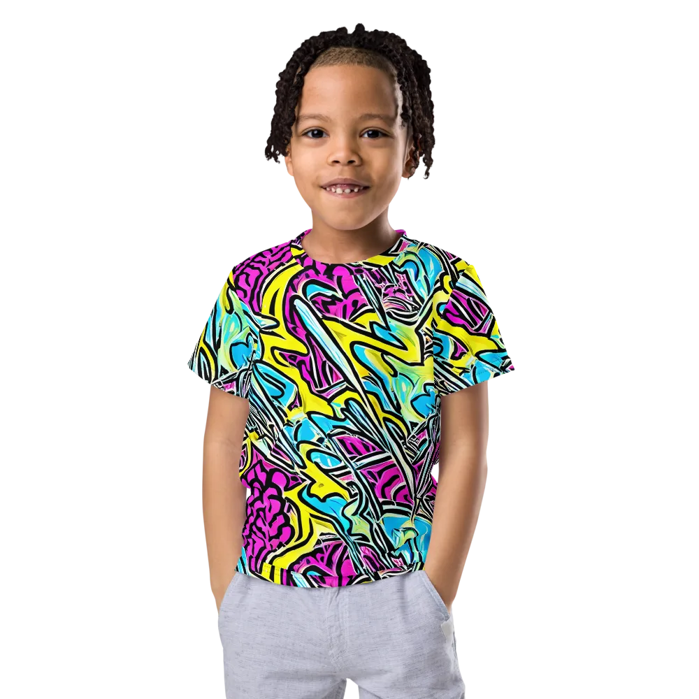 Future Safari on Kids Crew Neck T-Shirt — Front